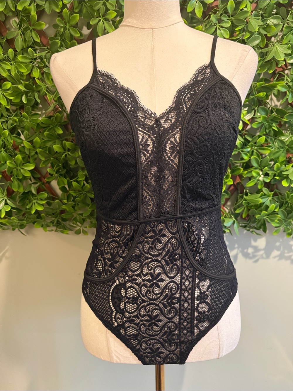 Blaishé  Black Lace Bodysuit